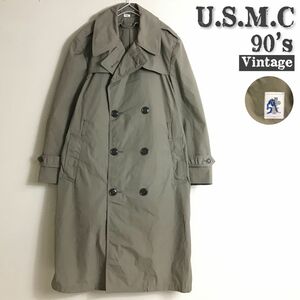 ★状態良好!!◎96年製◎米軍実物◎USA直輸入!!◎[USMC 米海兵隊]ALL WEATHER トレンチコート[36S]カーキ ミリタリー ハイスペック K2-090