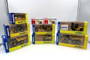 ★【ト足】ミニカー 作業車 まとめ KOMATSU コマツオリジナルミニュチュア トミカ ショベルカー キャリアダンプ CE738ZZA03