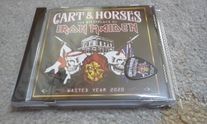 メール・オーダー限定CD 元IRON MAIDEN/メンバー4人直筆サイン/ピック Cart & Horses The Birthplace of Iron Maiden - Wasted Years 2020