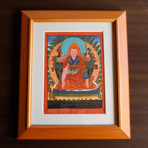 送料無料 ☆ タンカ チベット仏画 ネワール 仏画 曼荼羅 仏教美術 古美術 骨董 ネパール 密教