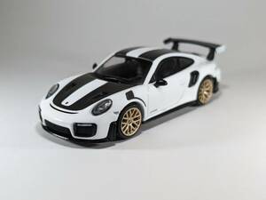 TSM MINI-GT 1/64 Porsche ポルシェ 911 GT2 RS Weissach Package White (左ハンドル) MGT00086-L 京商 トミカサイズ