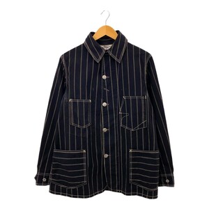 FREEWHEELERS THE IRONALLS FACTORIES フリーホイーラーズ LOT.469 BLACK DOUBLE DOT WABASH JACKET ワークコート ジャケット 38 ブラック