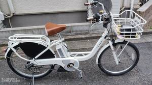 ヤマハ　電動自転車　PAS crew ディズニー仕様 希少　中古　　※説明文必ずお読みください　引き取り限定