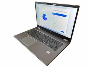 《中古》HP ZBook Fury 17 G7 ノートパソコン I7-10850H メモリ32GB SSD 256GB Quadro RTX4000 4K Win11Pro Z1