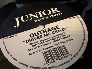 12”★Outrage / That Piano Track / ハウス・クラシック！