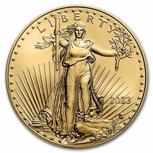 [保証書・カプセル付き] 2023年 (新品) アメリカ「イーグル」純金 1オンス 金貨
