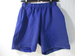 【asics】半ズボン サイズ140色ブルー身丈39身幅27/HAH