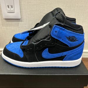 【NIKE】AIR JORDAN 1 HIGH OG 22cm 新品 Royal Reimagined / 黒 青 ジョーダン エアジョーダン1 レトロ ハイ OG ロイヤル リイマジンド