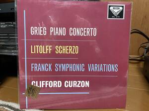 輸入盤 DECCA SXL2173 オリジナルジャケットシリーズ復刻盤 GRIEG PIANO CONCERTO CLIFORD CURZON Sir ADRIAN BOULT LONDONフィル新品値下