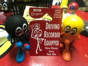 MOON Driving Recorder パーキング パーミット　レッド　検索用→ムーンアイズ　MOONEYES　アメリカン雑貨　ユノカル７６