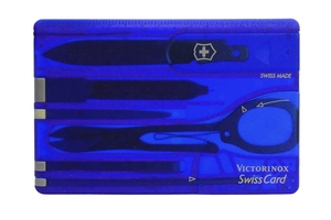 Victorinox No.0.7122.T2 Swiss Card Blue 7picecs set