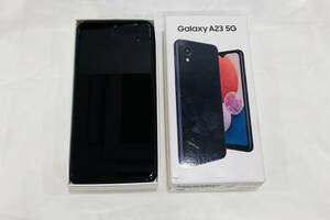 【美品】Galaxy A23 5G SCG18 ブラック　SIMフリー 