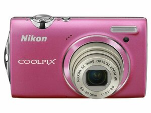 Nikon デジタルカメラ COOLPIX (クールピクス) S5100 ホットピンク S5100PK(中古品)