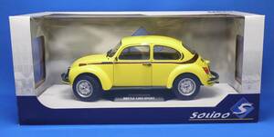 1/18 ソリド(SOLIDO) VW フォルクスワーゲン ビートル 1303 スポーツ (イエロー)●