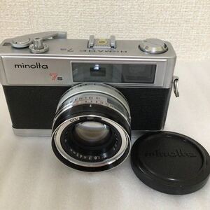 【21】★現状品★フィルムカメラ ミノルタ minolta HI-MATIC 7s ハイマチック レンズ MINOLTA ROKKOR-PF 1：１.８ 45mm