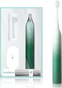 SmartSonic+電動歯ブラシ音波電動歯ブラシ USB充電可能 防水グリーン