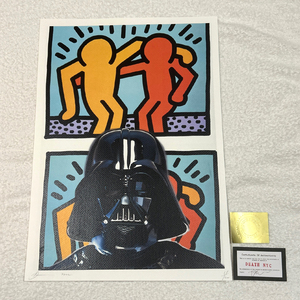 DEATH NYC ダースベイダー STARWARS キース・ヘリング Keith Haring 世界限定100枚 ポップアート アートポスター 現代アート KAWS Banksy