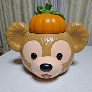 正規品◇ダッフィー　ポップコーンバケット　ハロウィン　東京ディズニーシー 　ポップコーンバケツ　ベルト付き　カボチャ