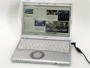 1円～ 高速SSD 中古良品 ノートパソコン Windows11 Office Panasonic CF-SZ6RFQVS 第7世代Core i5 無線 Bluetooth DVDRW カメラ 保証付