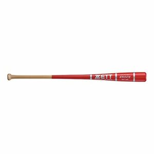 ZETT(ゼット) 野球 ノック 木製 バット 84cm レッド(6400) BKT1450