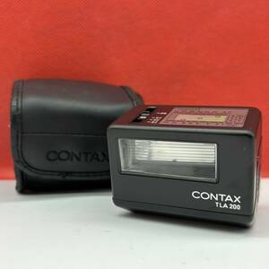 ◆ CONTAX TLA200 ストロボ カメラ アクセサリー フラッシュOK コンタックス