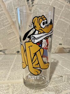 ☆1970年代/ペプシ/コレクターグラス/ディズニー/プルート/即決ビンテージ/Pluto/Glass(70s/Pepsi) GL-011