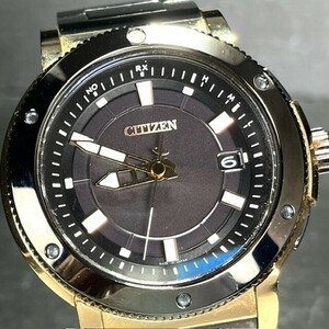 日本限定200本 超美品 CITIZEN シチズン シリーズ8 AS7115-51E エコドライブ Eco-Drive 腕時計 ソーラー電波 ブラック アナログ メンズ