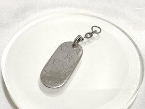 ■【YS-1】カルティエ Cartier ■ ロゴ プレート ■ シルバー系 4.1cm×1.9cm【同梱可能商品】■D