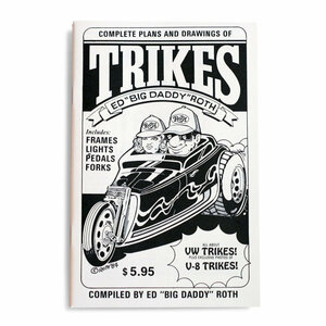 本 ED ROTH BOOK ”TRIKES” トライカーズ エドロス Big Daddy 冊子 3輪バイク ハウトゥー本 MOO