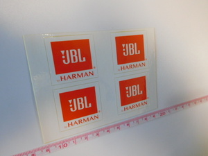 希少レア♪新品在庫品・JBL・ジェイビーエル・スピーカーメーカー・シートステッカー（1つ：3.5㎝×3.3㎝）非売品？販促用？