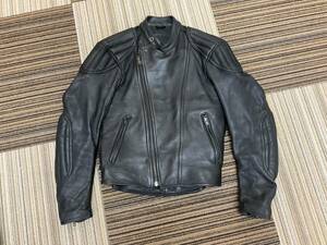 カドヤ　レザージャケット　M Ks Leather KADOYA シングルライダース パンツ　オマケ付　ビンテージ