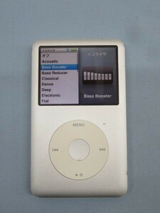 160GB★Apple A1238 デジタルオーディオプレーヤー iPod classic アップル アイポッド クラシック イヤホン/USBケーブル付 動作品 94054★