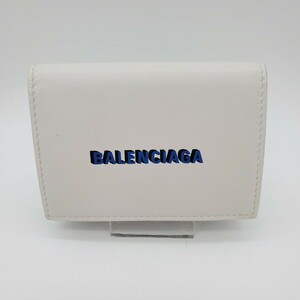 BALENCIAGA バレンシアガ ミニウォレット 折り財布 財布 ホワイト