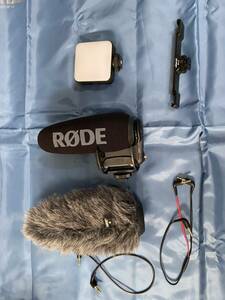  RODE VideoMic Pro+　＆　専用ウインドシールド DEADCATVMP+　＆　撮影用ライト-OVIFM小型LEDビデオライト等