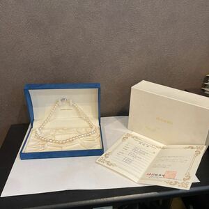 田崎真珠　TASAKI パール ネックレス 本真珠 アコヤ真珠　総重量　35.6グラム　