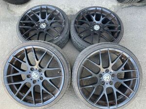 夏タイヤ4本セット BMW ホイール マットブラック HANKOOK VENTUS V12 evo 215/35ZR19 85Y 19×8.5J オフセット42