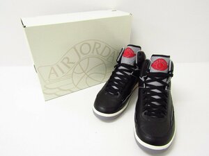 未使用 NIKE AIR JORDAN 2 RETRO BLACK/CEMENT DR8884-001 28.0cm スニーカー 靴 ●A9366