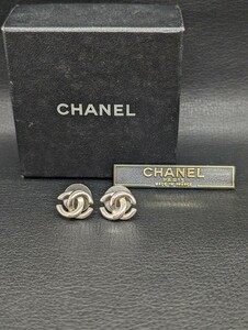 1円スタート！ 保管品【CHANEL ココマーク ピアス】シャネル ブランド ファッション アクセサリー レディース 箱付き コレクション