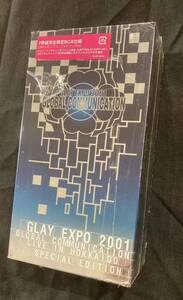 未開封VHS　GLAY　EXPO2001 GLOBAL　COMMUNICATION　LIVE IN HOKKAIDO
