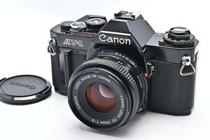 1A-960 Canon キヤノン AV-1 New FD 50mm f/2 一眼レフフィルムカメラ マニュアルフォーカス