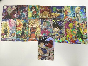 美品　スーパードラゴンボールヒーローズ　まとめ売り　人造人間18号　バーダック　トランクス　黒衣の戦士　孫悟空　3267