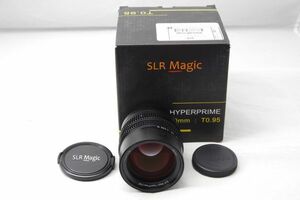 入手困難 ● SLR Magic Hyper Prime CINE 50mm T0.95 MF シネレンズ ハイパープライム マニュアル 単焦点 元箱 大口径 レンズ遊び #903