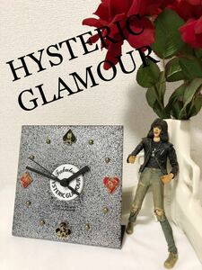 正規 HYSTERIC GLAMOUR ノベルティ トランプガール シルバー 置き時計 ヒステリックグラマー 非売品★