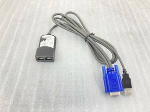 3個入荷　★IBM コンソールスイッチ用アダプタ USBタイプ KVM 39M2899 (FRU:39M2909) USB 変換ケーブル★　動作品