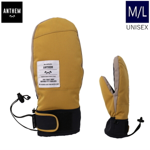 ●23-24 ANTHEM NATURAL MITT カラー:SMOKE MUSTARD M/Lサイズ アンセム スキー スノーボード