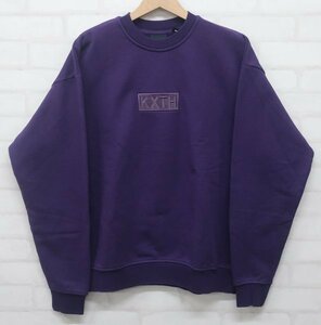 6T2872■KITH CYBER MONDAY CREWNECK TYRE キス ボックスロゴスウェット