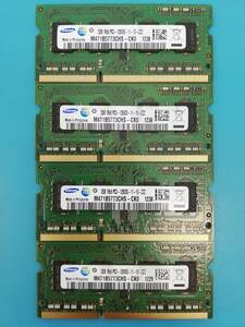 動作確認 SAMSUNG製 PC3-12800S 1Rx8 2GB×4枚組=8GB 88890020214