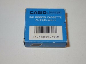 未使用 CASIO IR-15BK インクリボンカセット 黒 1個 ハンディーライター