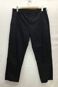 20240225【桃太郎ジーンズ】モモタロウジーンズ SUPERIOR PIMA COTTON HERRINGBONE TROUSER ストレートパンツ 36 ネイビー MXPT1002