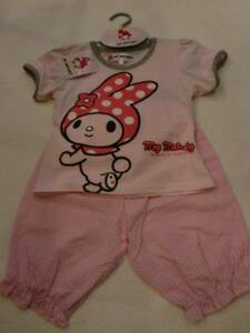 子供服パジャマ マイメロディ 女児半袖 マイメロパジャマ上下セットサービス品（ピンク）100号